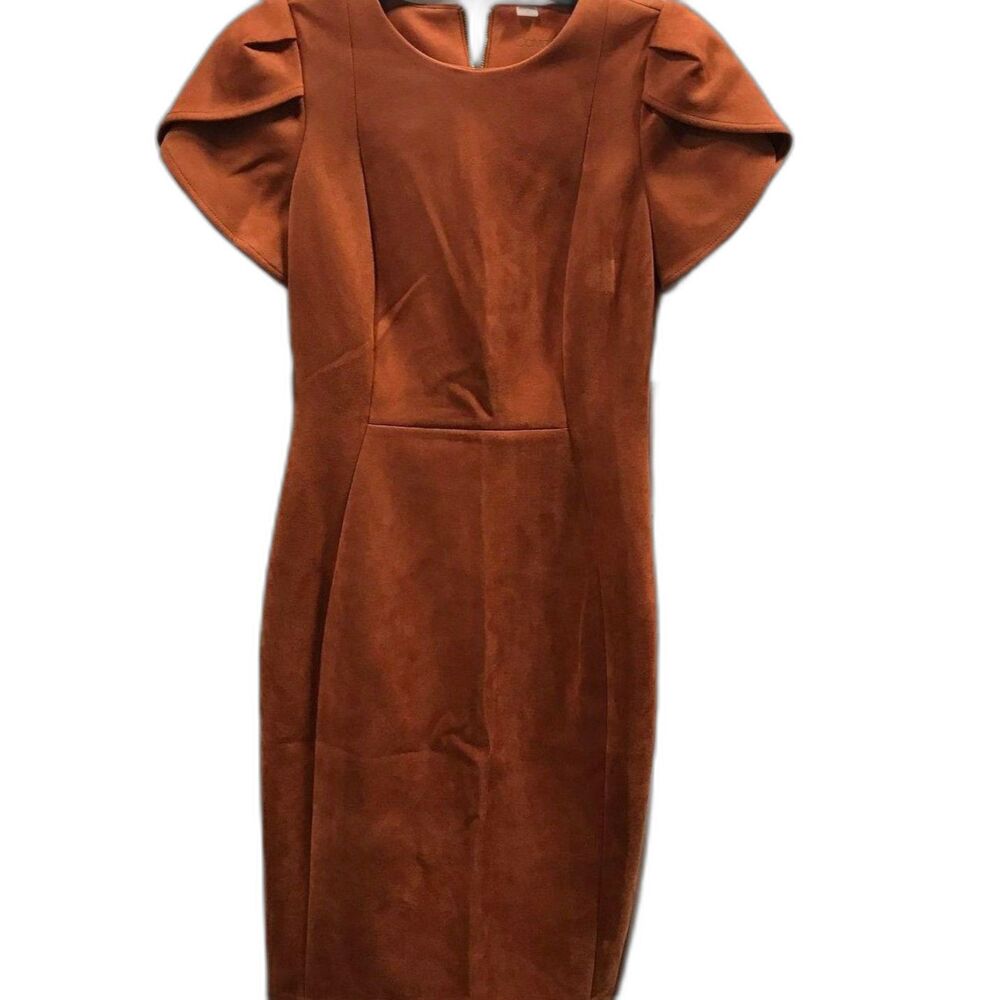 Orange Calvin Klein Dress New With Tags Size 2